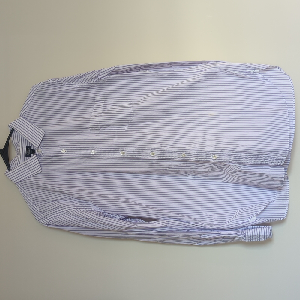 J Crew Striped Button Down
